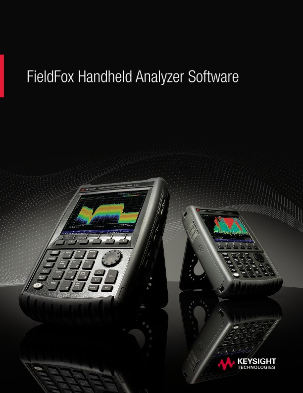 FieldFox Handheld Analyzer Software PDF Asset Page Keysight